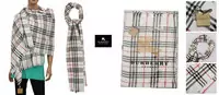 echapres 2013 burberry bonne qualite femmes imprime serviette blanc